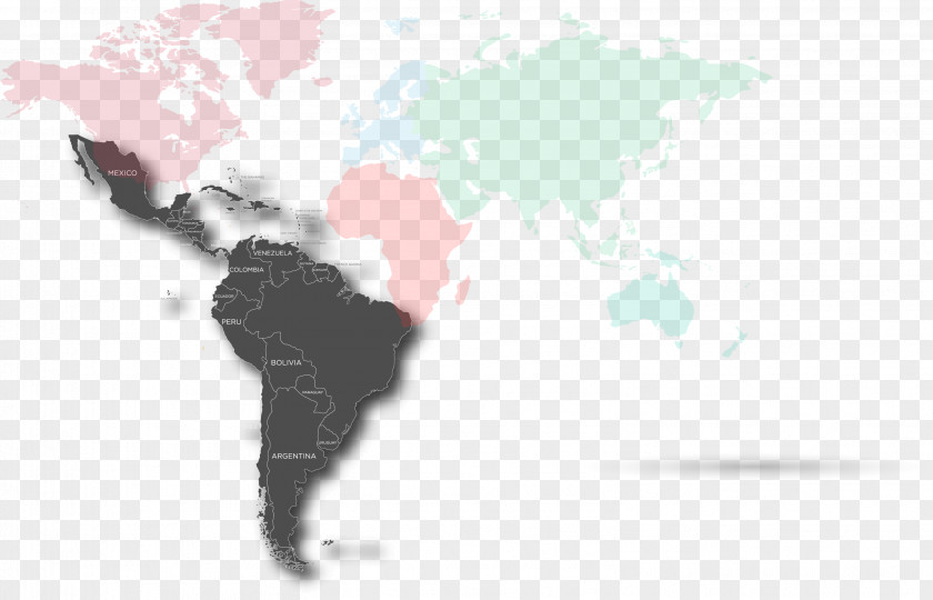 Map South America Air Pollution PNG