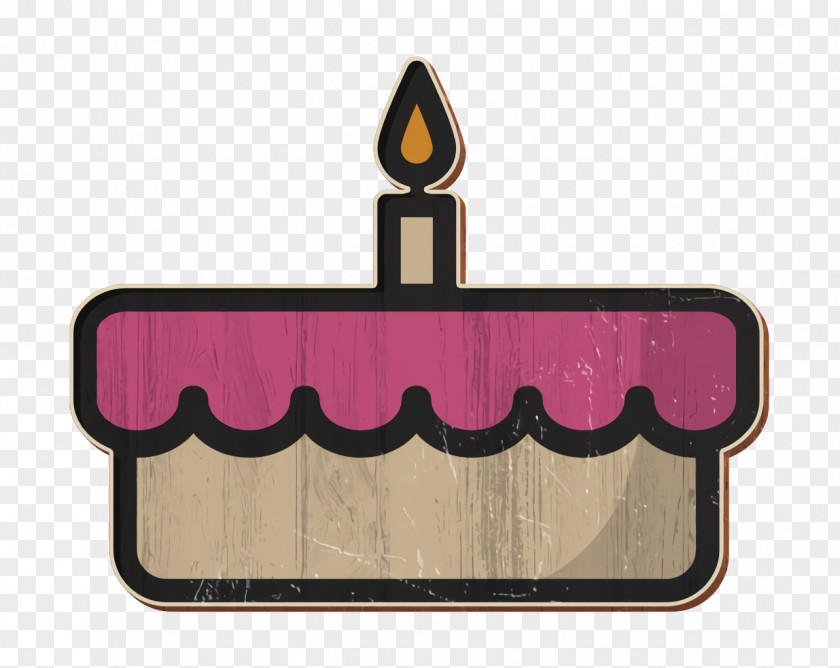 Rectangle Violet Baker Icon Bakery Birthday PNG