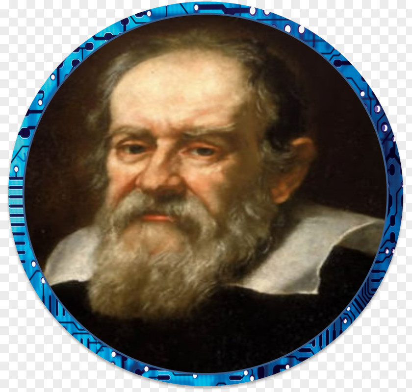 Science Portrait Of Galileo Galilei Pisa Discovery PNG