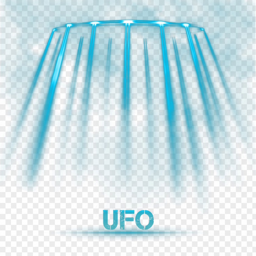UFO Light Effect Blue Luminous Efficacy PNG