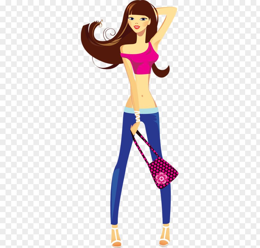 Woman Fashion Illustration PNG