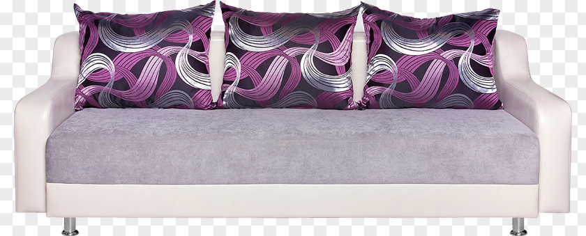Purple Sofa Cushion Couch Living Room Furniture PNG