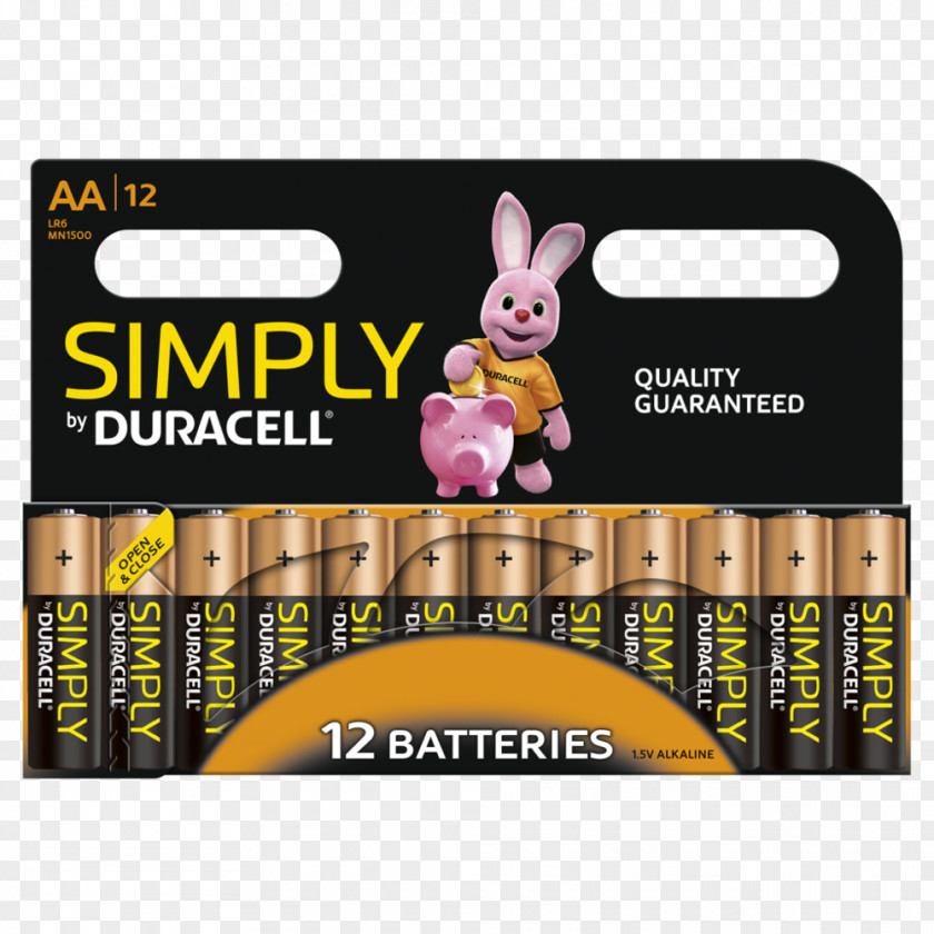 Aa Battery AAA Duracell Alkaline Electric PNG