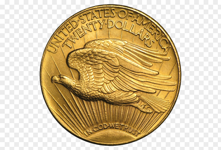 Coin Saint-Gaudens Double Eagle Gold PNG