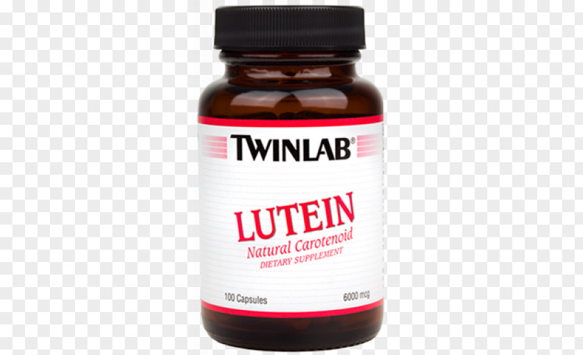 Health Dietary Supplement Twinlab Lutein Capsule Vitamin PNG
