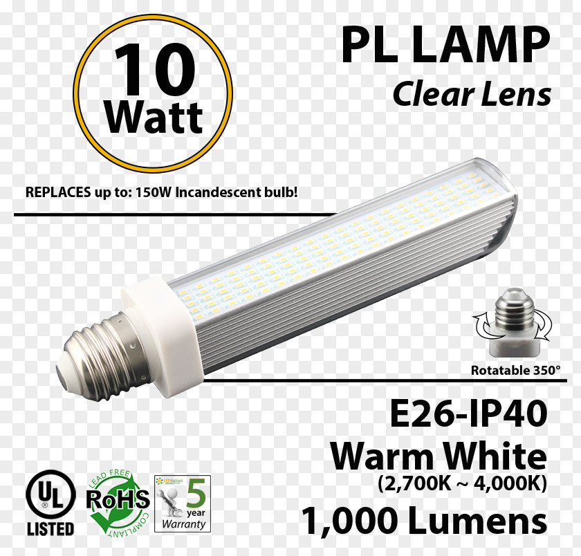 Luminous Efficiency LED Lamp Lighting Edison Screw Product Design PNG