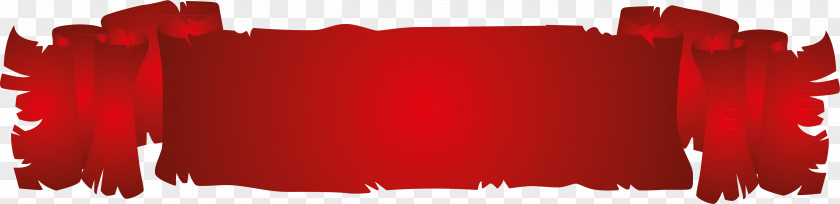 Red Ribbon Rectangle PNG