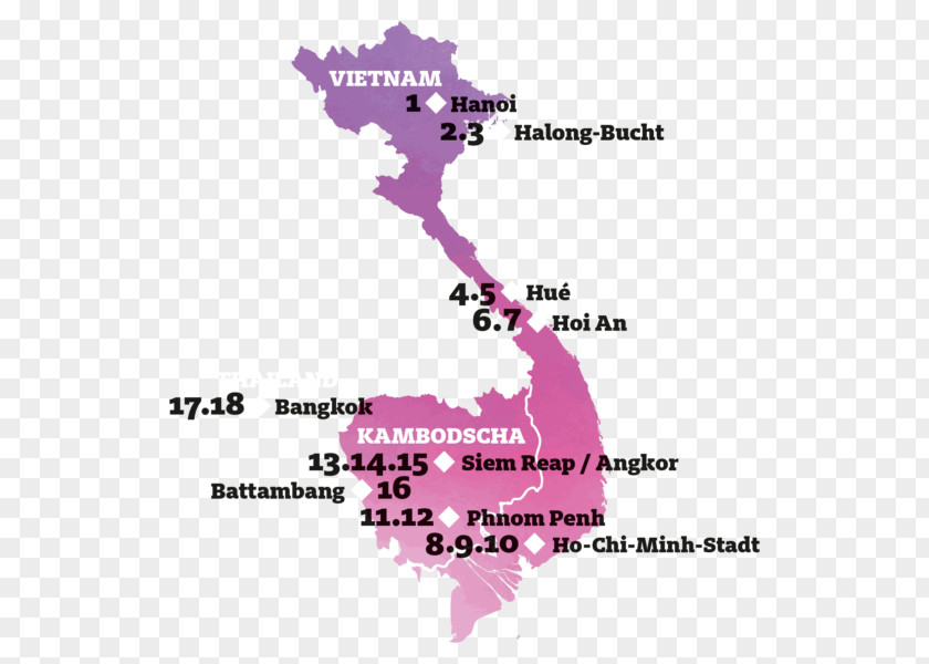 Thailand Tour Pink M Vietnamese Language Map Tuberculosis PNG