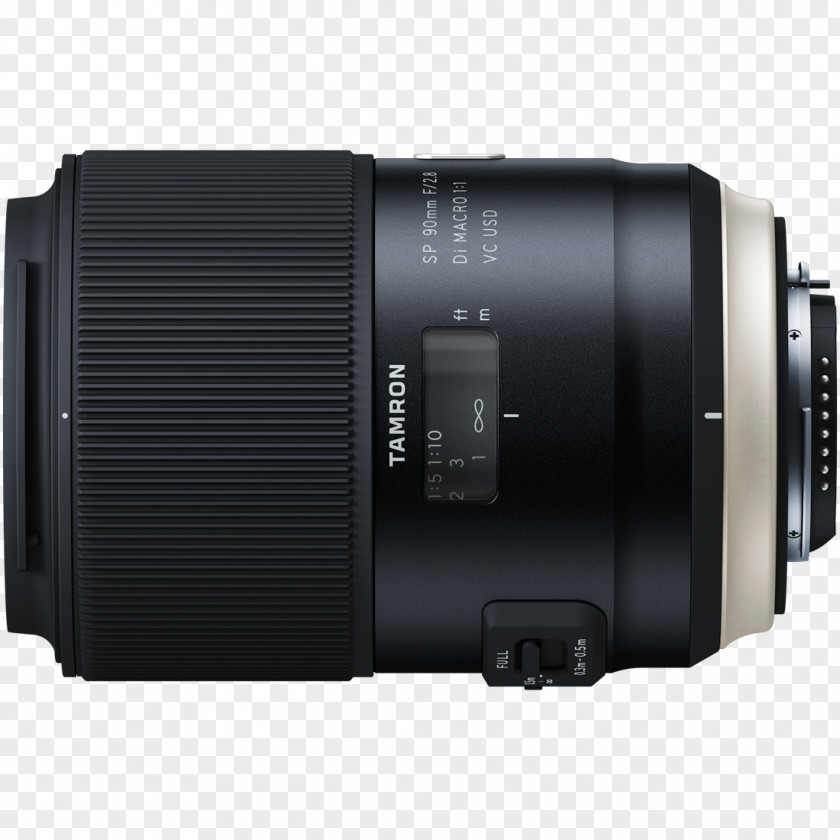 Camera Lens Tamron SP AF 90mm F/2.8 Di 1:1 Macro 35mm F1.8 VC USD PNG