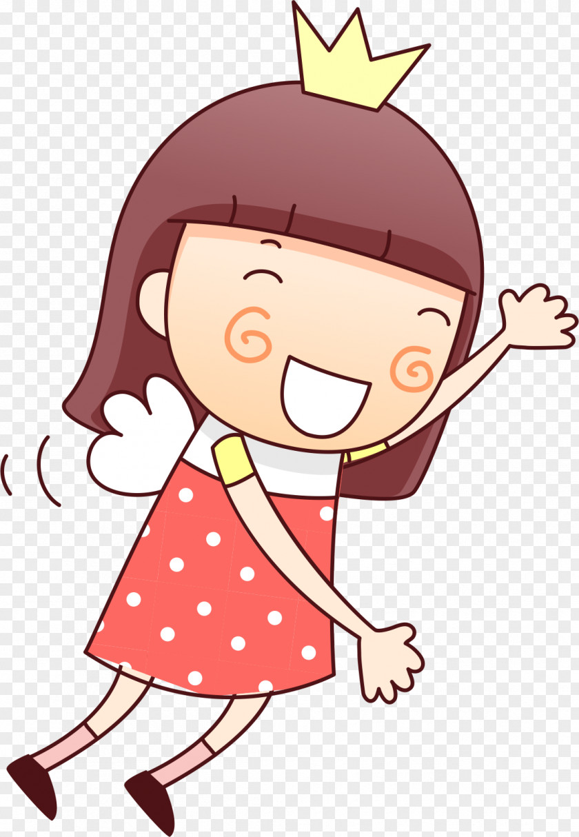 Child Cartoon Illustration PNG Illustration, Girl with wings clipart PNG