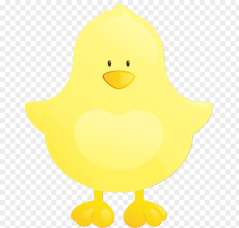 Duck Water Bird Yellow Cartoon Rubber Ducky Beak PNG