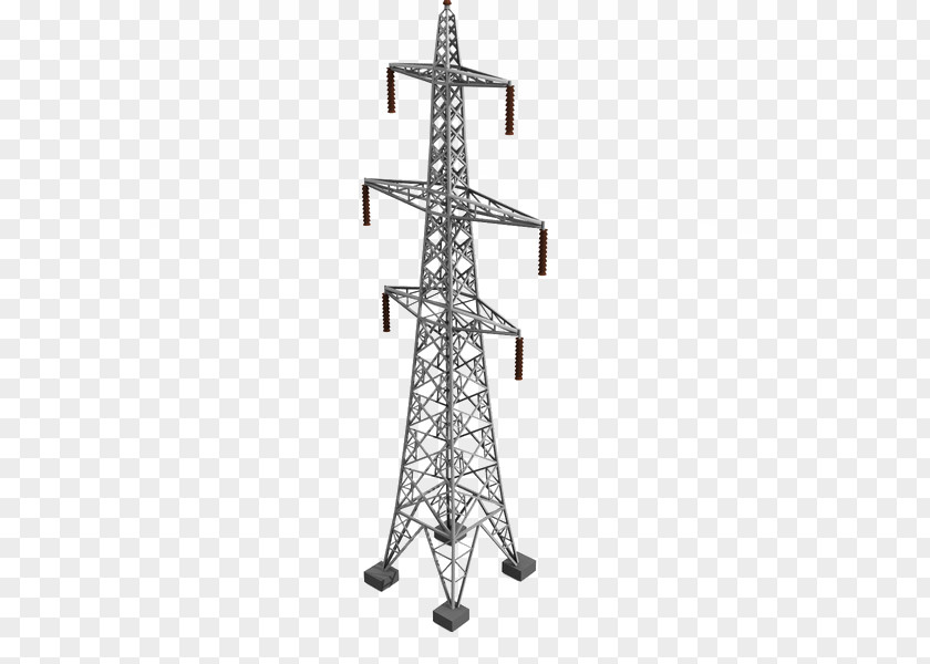 Electric Tower Transmission Electricity Power Utility Pole Overhead Line PNG