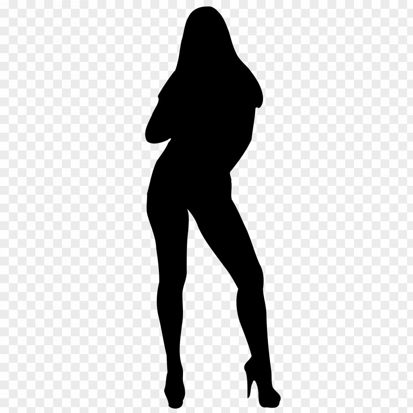 Female Vector Silhouette Clip Art PNG