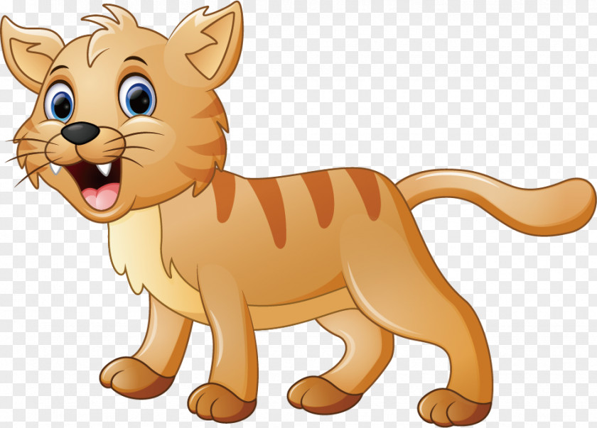 Funny Cartoon Cat Vector Graphics Illustration Royalty-free Stock Photography PNG