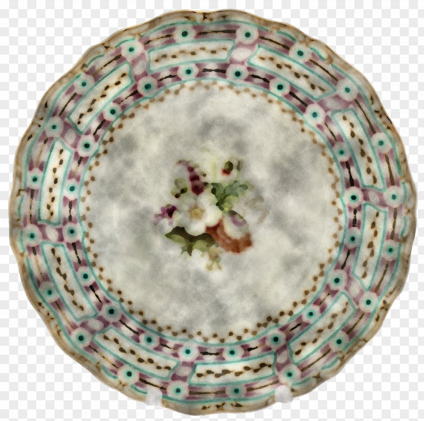 Platter Circle Porcelain Pattern Analytic Trigonometry And Conic Sections PNG