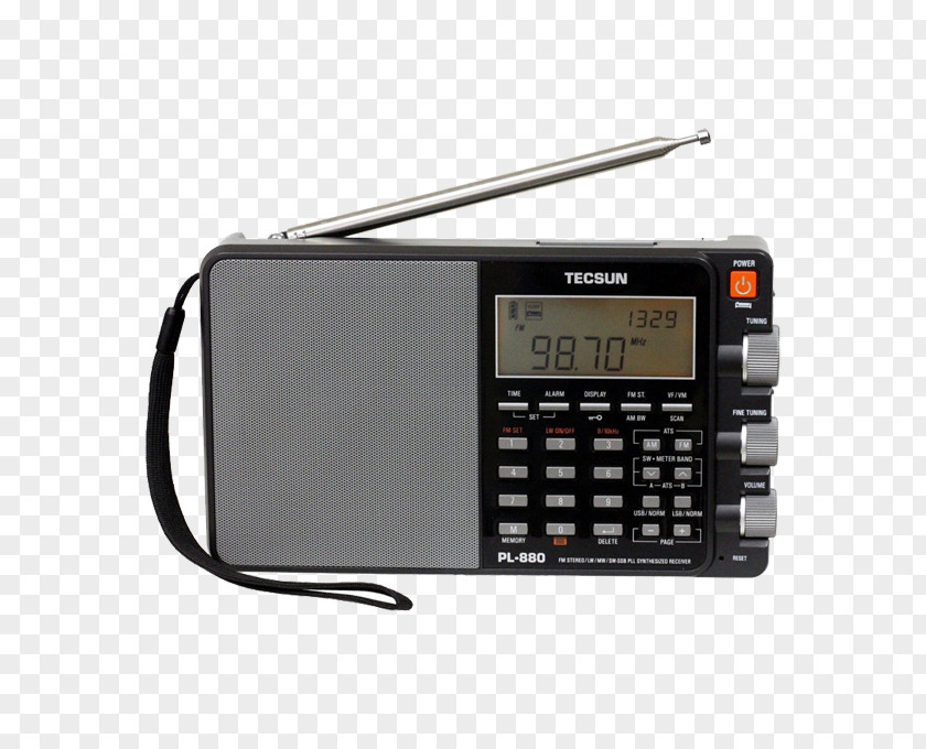 Radio Shortwave AM Broadcasting FM Tecsun PNG