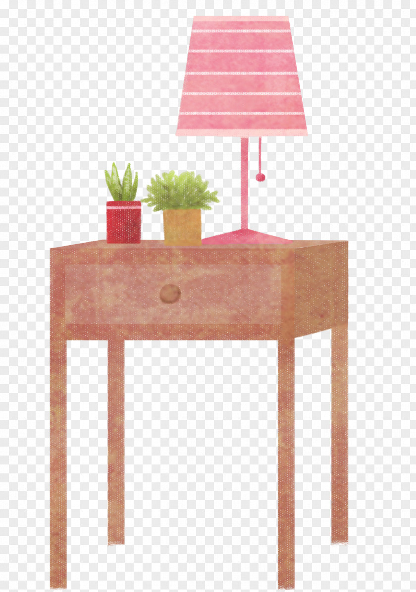 Table Lamp Housekeeping Woman Illustration PNG