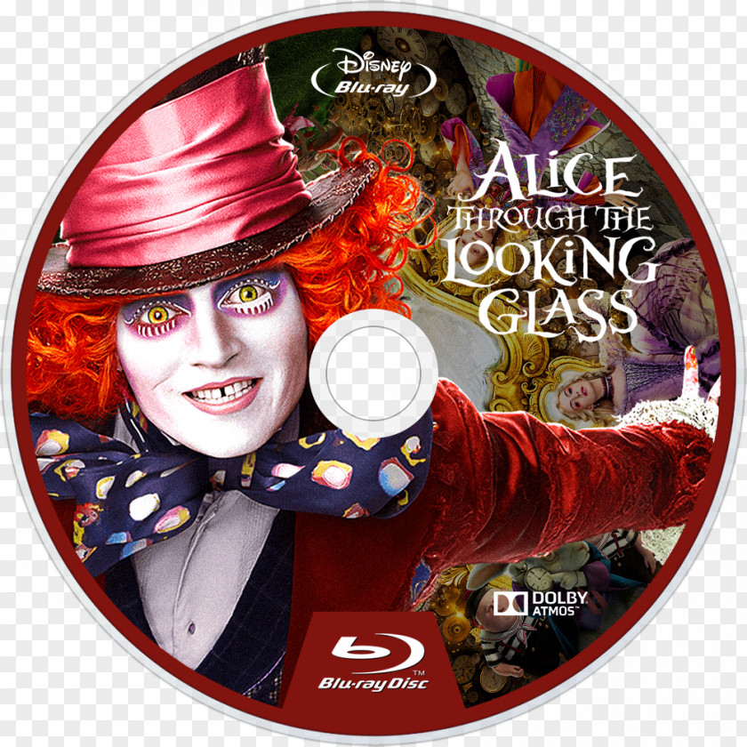Through The Looking-Glass Alice Looking Glass Blu-ray Disc DVD In Wonderland PNG