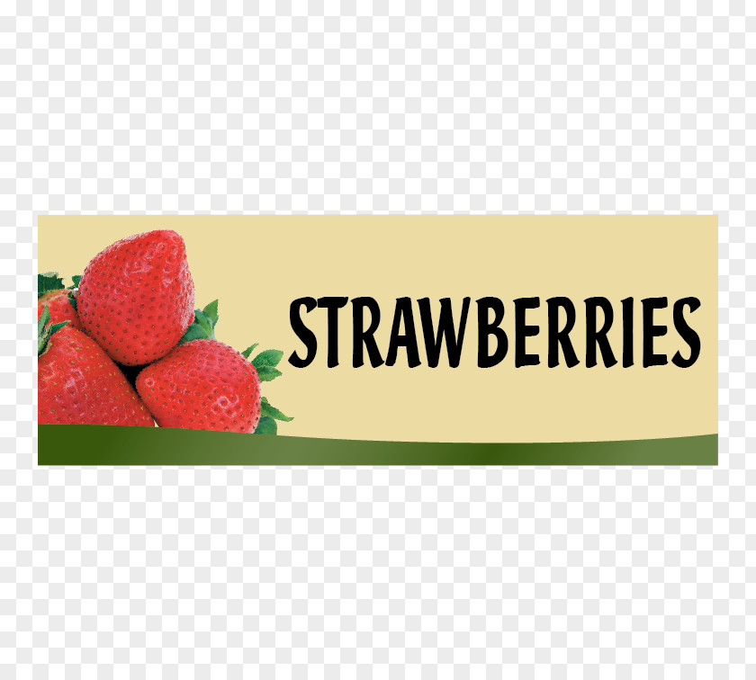 Baccy Banner Food FreshLook COLORBLENDS Grocery Store Strawberry Fruit PNG