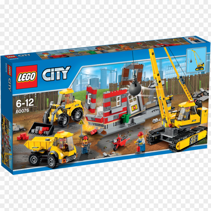 Demolition Lego City LEGO 60076 Site Hamleys Duplo PNG
