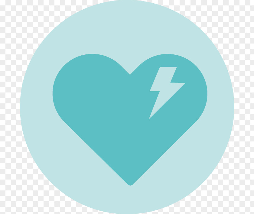 Heart Attack Turquoise Teal Green Circle PNG