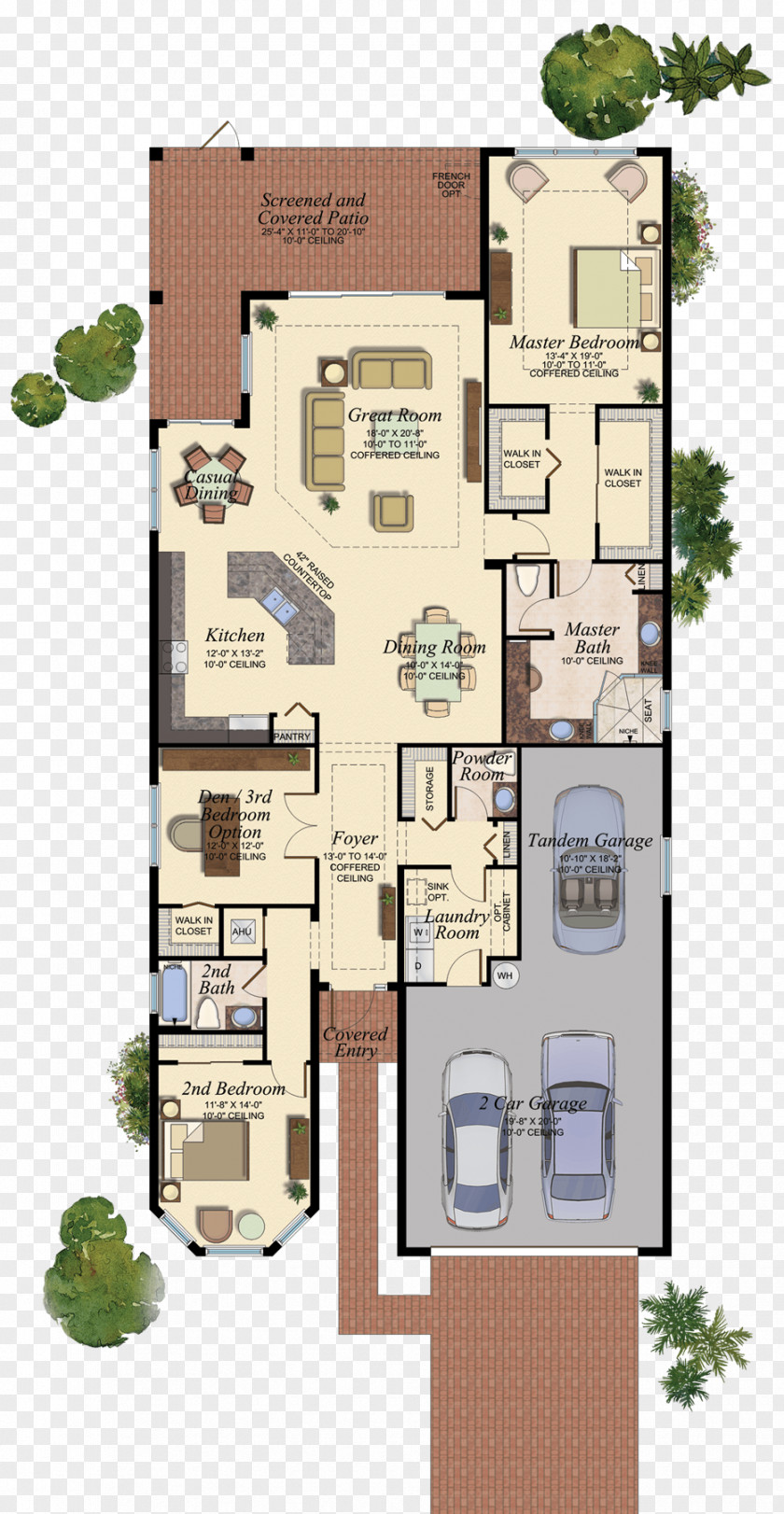 House Floor Plan Delray Beach PNG