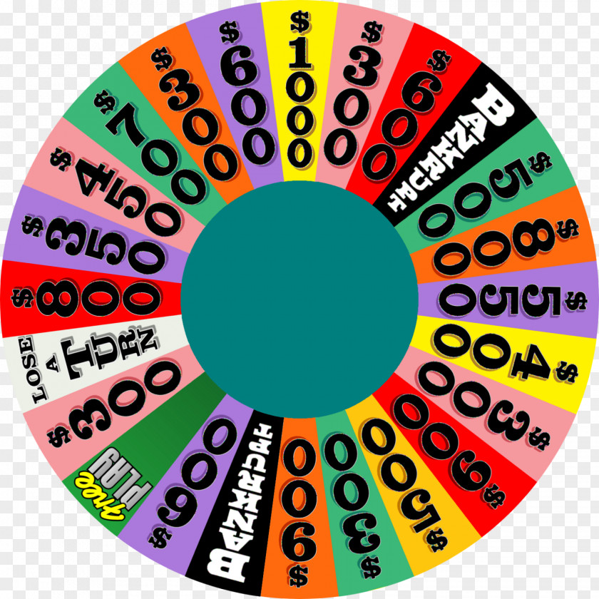Modern Style Game Show Television Graphic Design Wheel PNG
