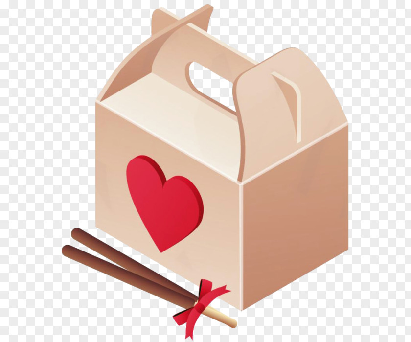 Packaging And Labeling Carton Gift Box Heart PNG