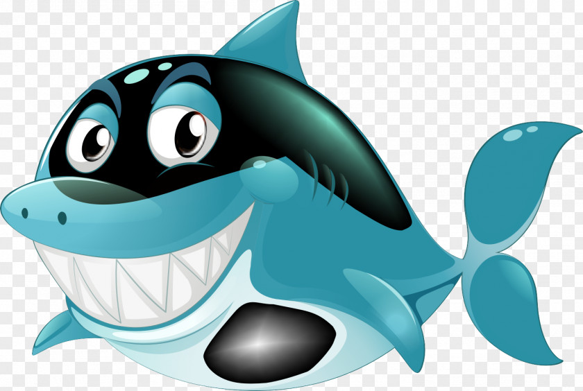 Q Version Of The Shark Dolphin Q-version Clip Art PNG