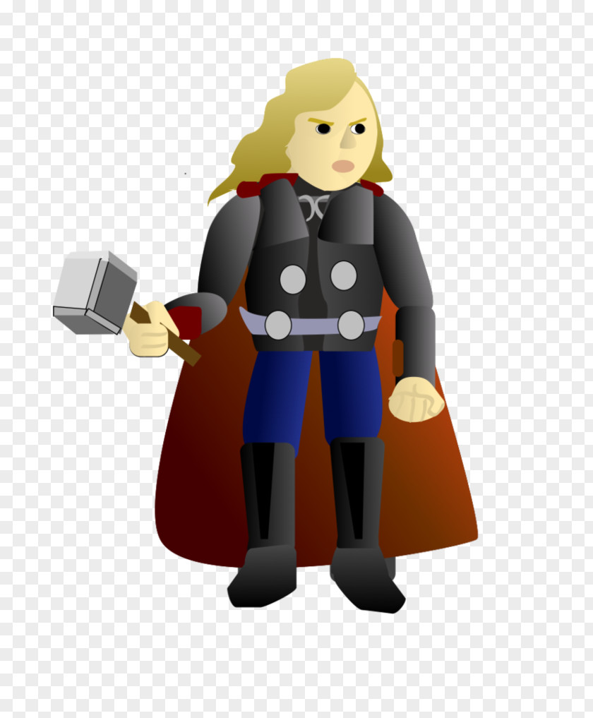 Thor Cartoon Figurine Action & Toy Figures Profession Animated PNG