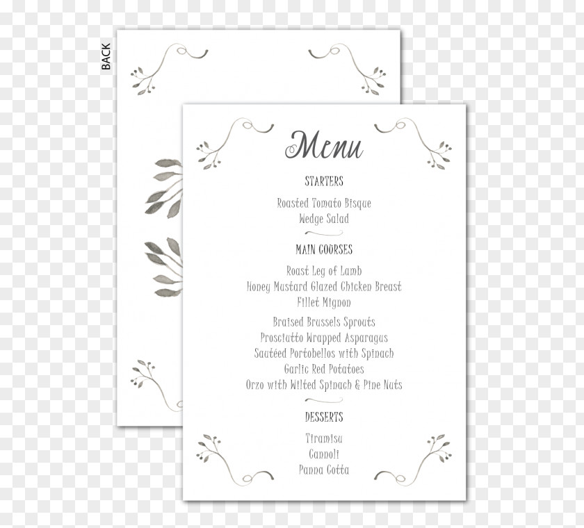 Wedding Menu Invitations Line Font Party Black M PNG