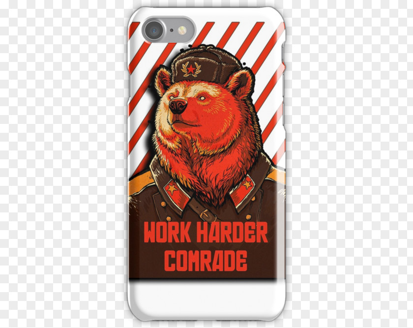 Bear Comrade Russian Poster PNG