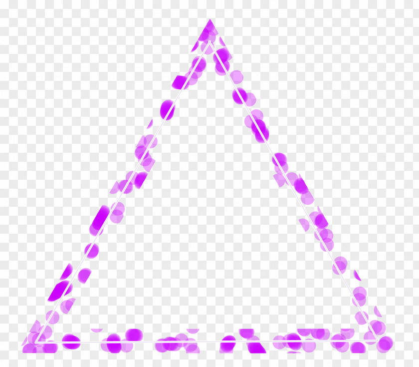Cone Triangle Pink Background PNG