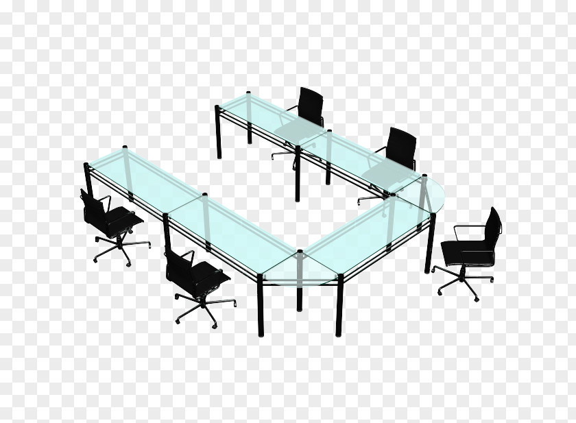 Meeting Table Glass Autodesk 3ds Max Furniture Revit PNG