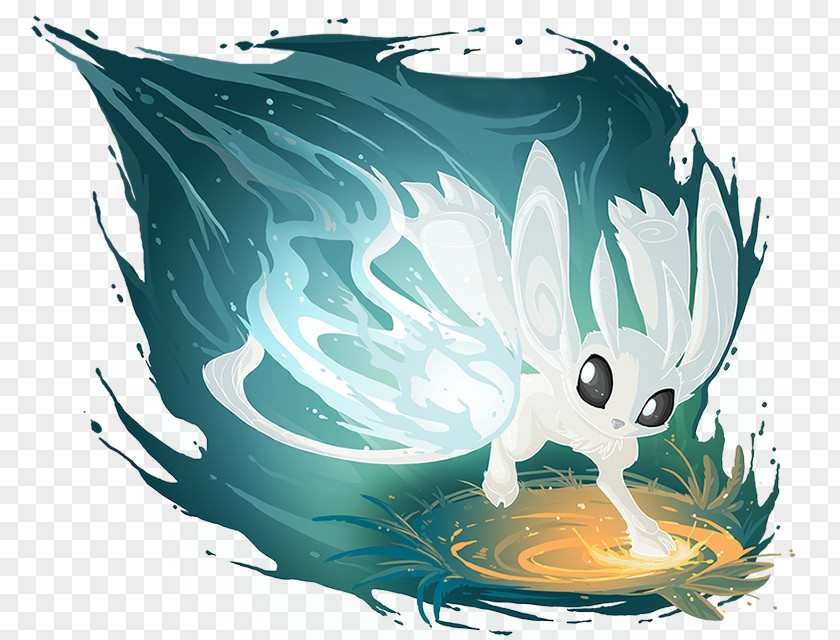 Painting Ori And The Blind Forest Fan Art Game PNG