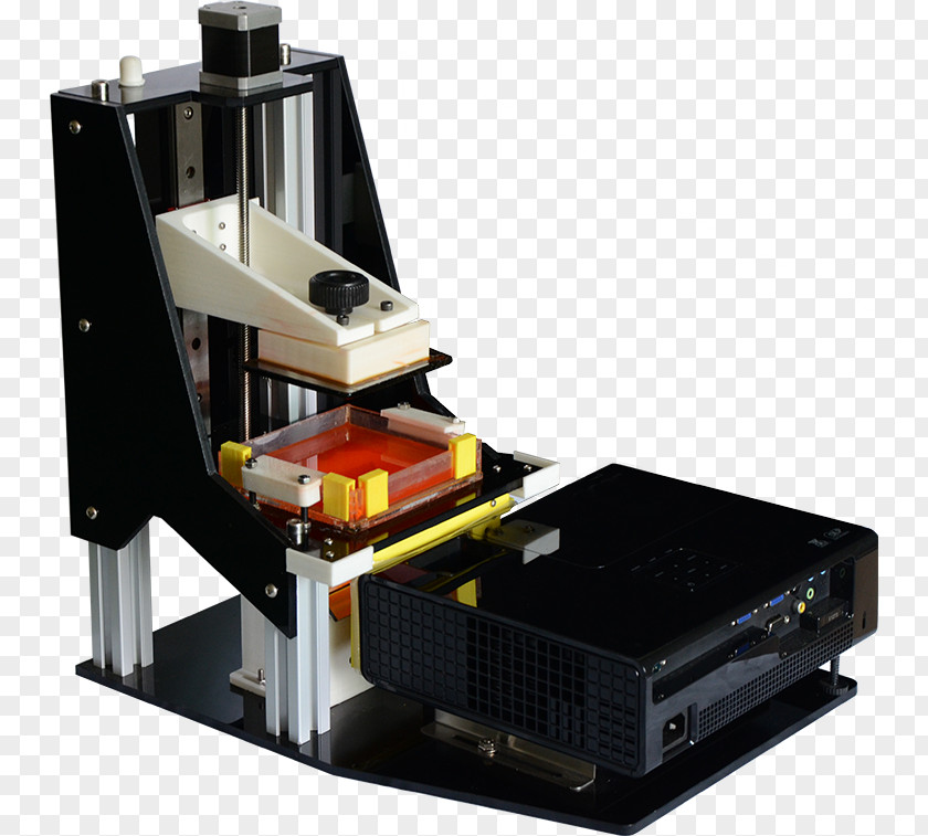 Photosensitive Stereolithography 3D Printing Digital Light Processing Printer PNG