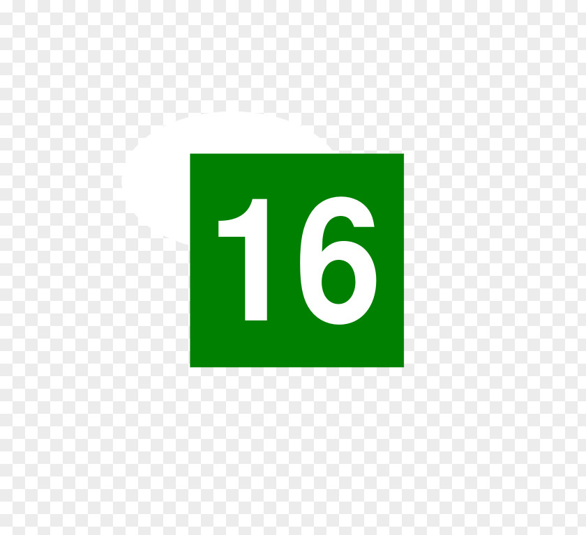 Design Logo Brand Green Number PNG