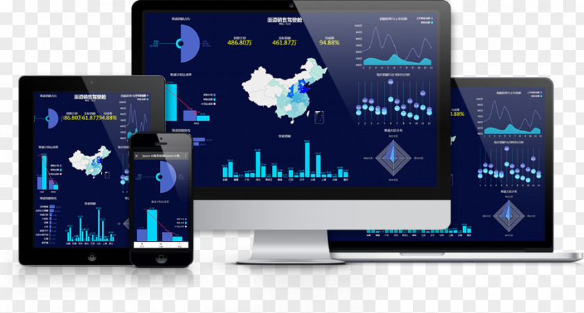 H5 Page Entrepreneurship Big Data Business Intelligence Visualization Power BI Analysis PNG