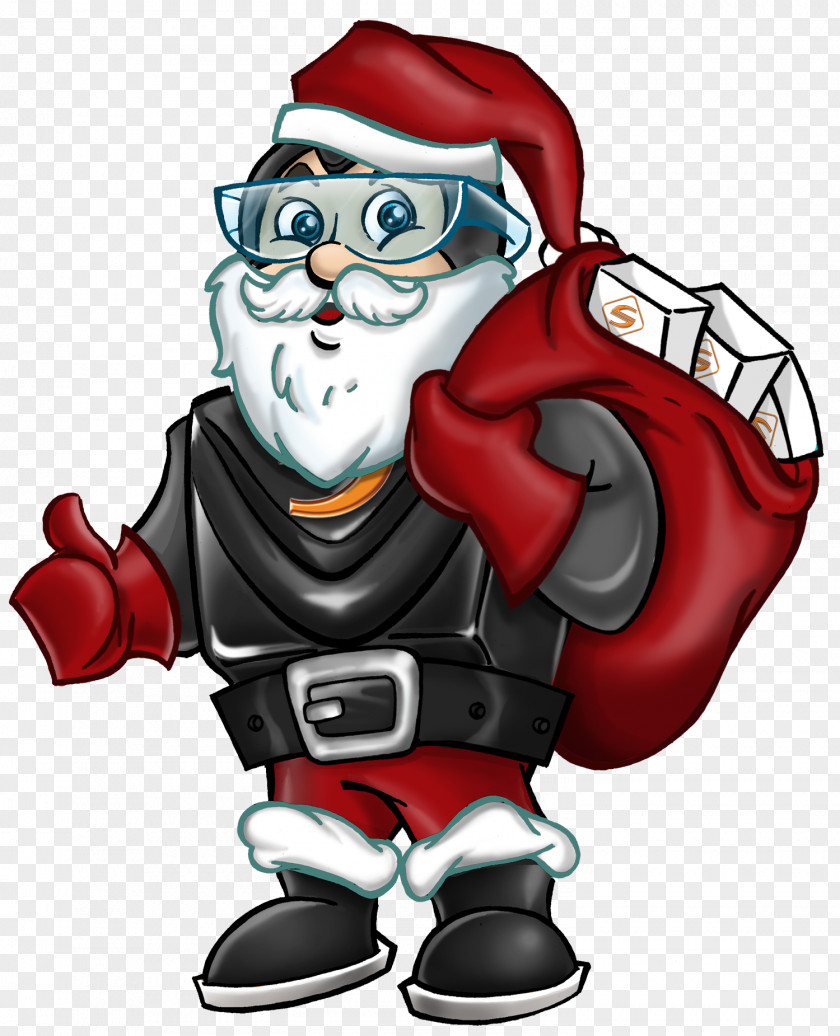 Soft Santa Claus Mascot PNG