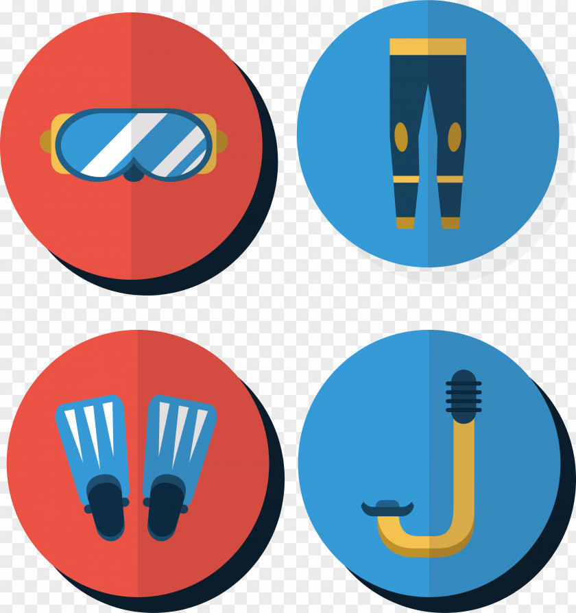 Swimming Tools Design Sticker Wheel Material Clip Art PNG
