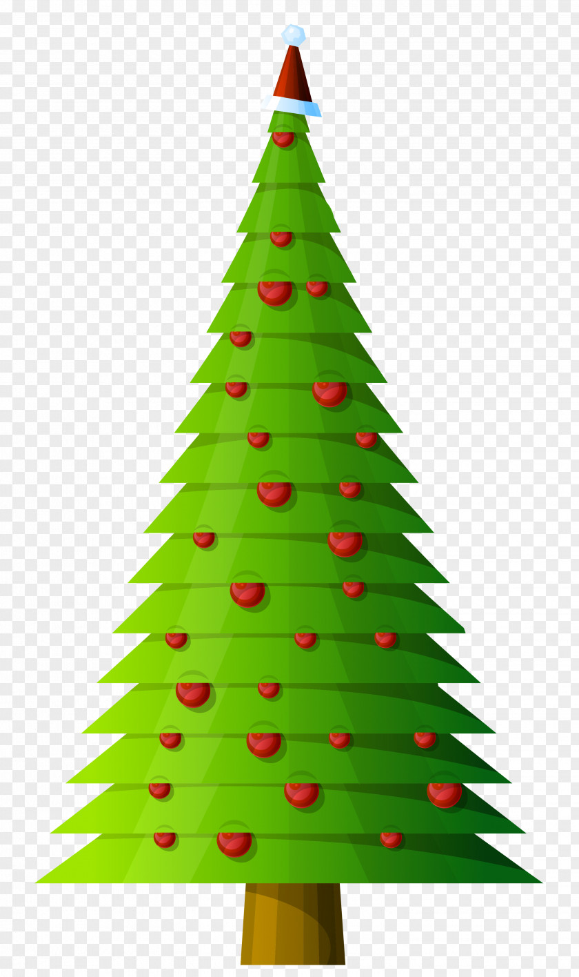 Christmas Tree Modern Style Transparent Clipart Clip Art PNG