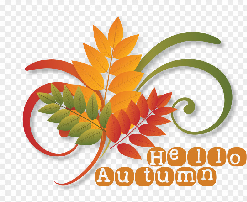 Hello Autumn Welcome Fall PNG