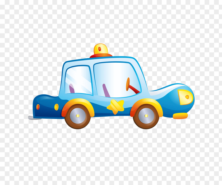 Toddler Riding Toy Police Cartoon PNG