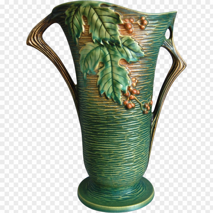 Vase Roseville Pottery Ceramic PNG