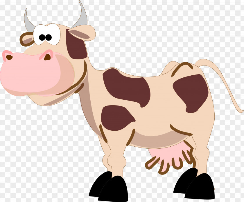 Cow Cattle Cartoon Clip Art PNG