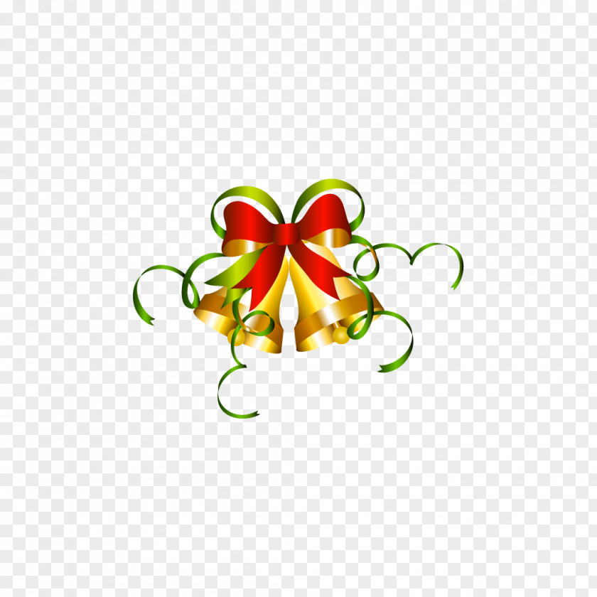 Golden Bells Christmas Tree Bell PNG