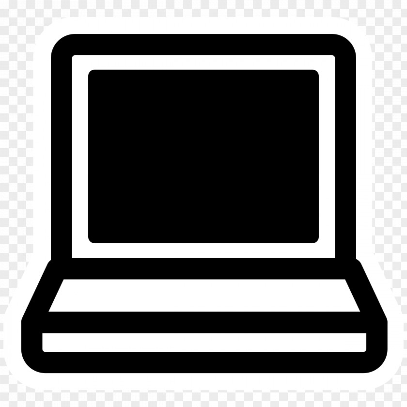 Lap Cliparts Laptop Black And White Clip Art PNG