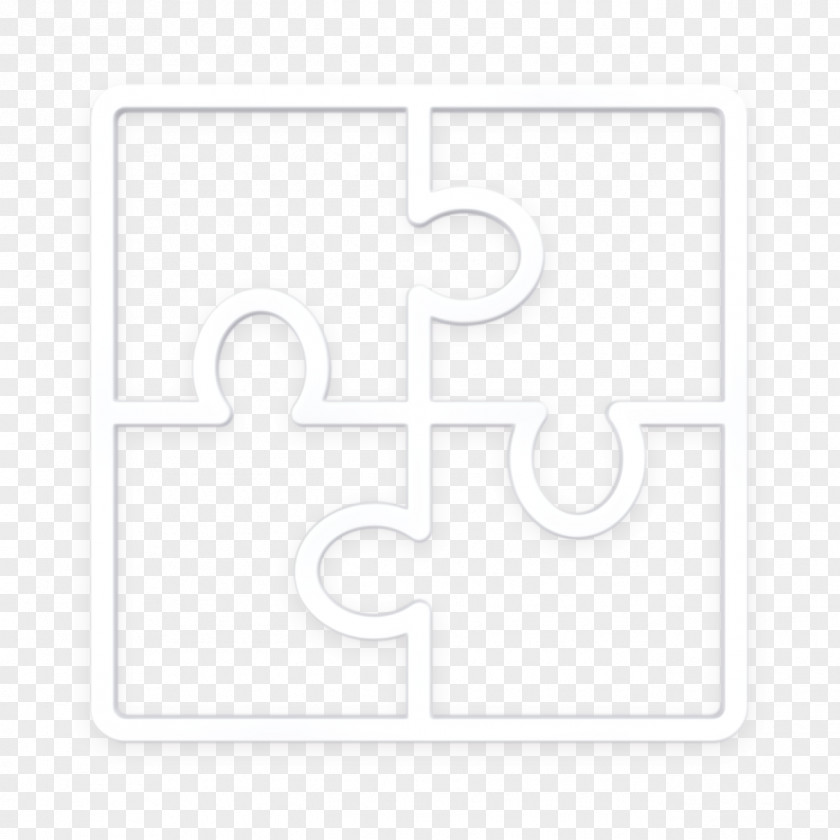 Logo Blackandwhite Plan Icon Puzzle Interface PNG