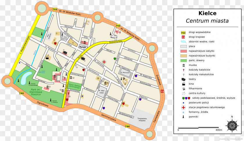 Map Kielce Ghetto City Kraków PNG