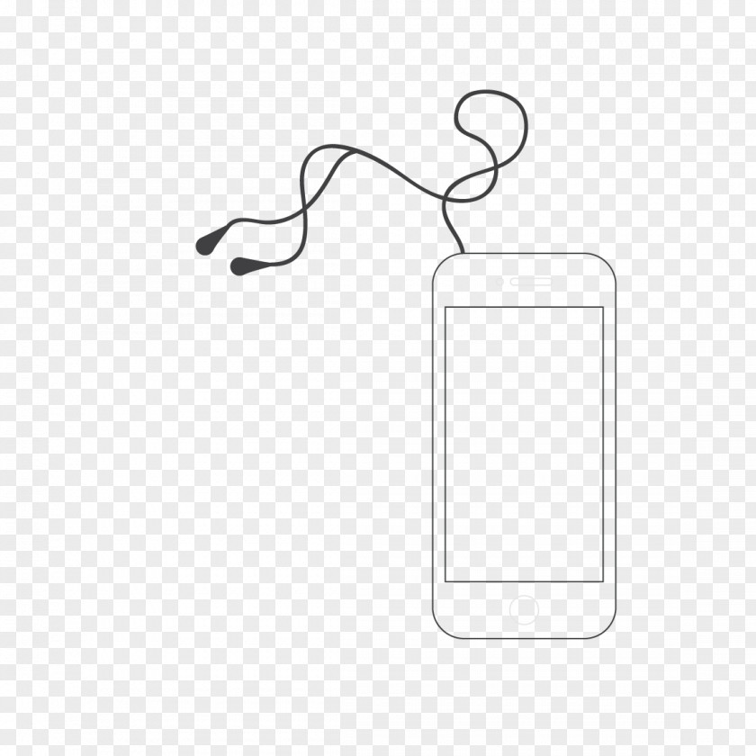 Wearing A Headset Phone Paper White Pattern PNG